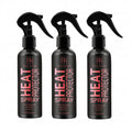 Private Label 200ml Flower Scent Heat Protectant Hair Spray Protect From Flat Irons & Hot Blow Dry Frizzy Making Hair Shiny