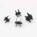 Nolvo World Dark Black 14*2 18*2 Available Customized Round Strong Fastener Metal Magnetic Snap Button Buckle for Bag Clothing