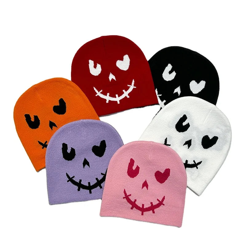 BSBH Wholesale Custom Women Jacquard Beanie Hat Full Print Custom Skull Cap Beanies Acrylic Winter Beanies for Mens Warm