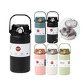 Beauchy 40oz 1.2 Liter Vacuum Flasks Water Cup Sport 316 Stainless Steel Hot Cold Water Bottle with Double Drinking Lid