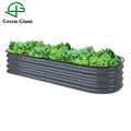 11''Tall 4 in 1 Large Modern Design Galvanized Metal Elevated Raised Garden Bed Outdoor Aluzinc Coated With Flower Pot