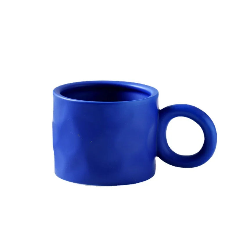 Wholesale Big Handle Creative Ceramic Porcelain Coffee Mug for Business Gifts