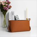 Nordic Ins Leather Desktop Large Storage Box Living Room Bedroom Sundries Storage Basket Storage Box Wholesale