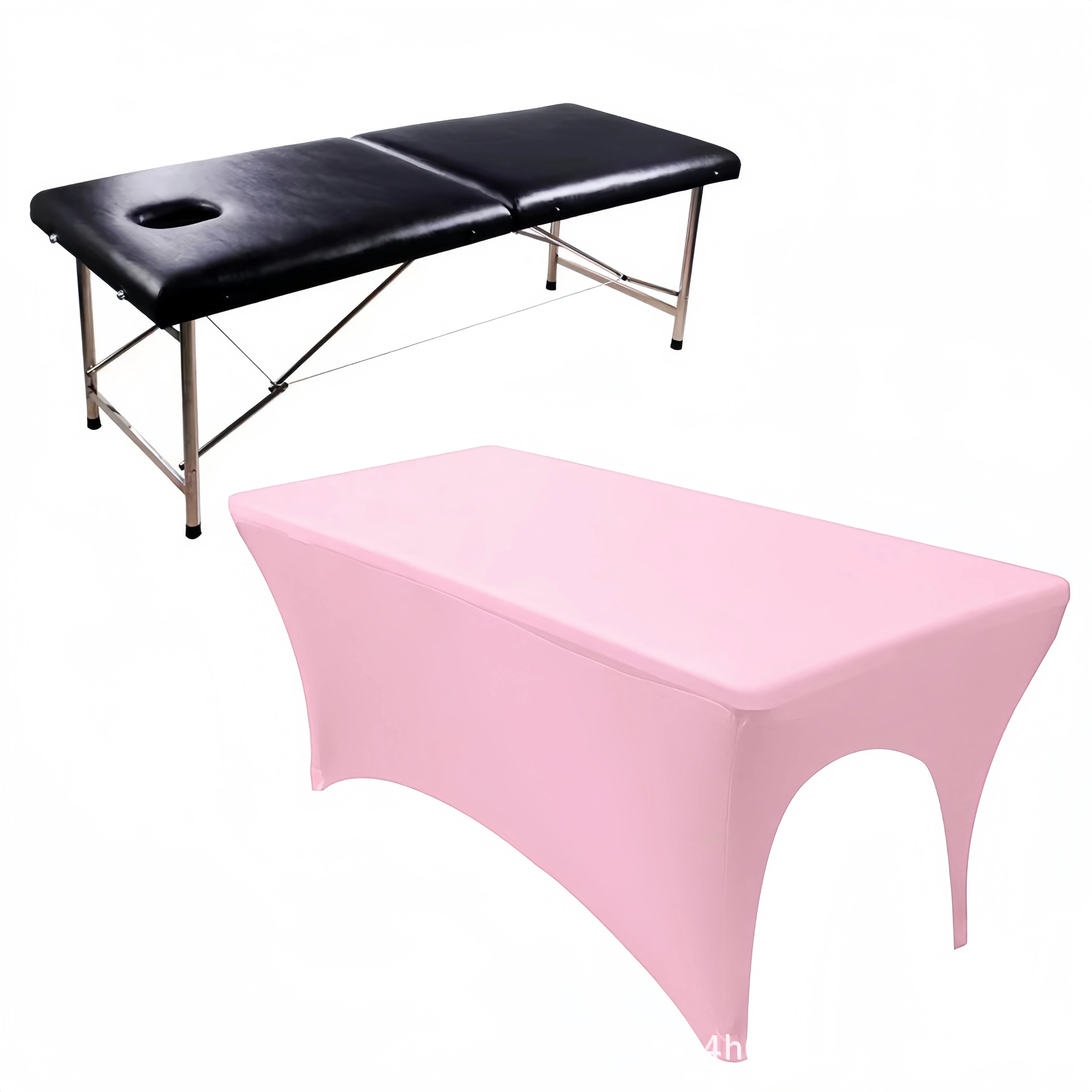 High Quality Fast Dispatch Custom Design Beauty Bed Spandex Table Cover