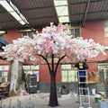 Wholesale Indoor/Outdoor Large White Flower Willow Wisteria Wedding Centerpiece Artificial Cherry Blossom Tree