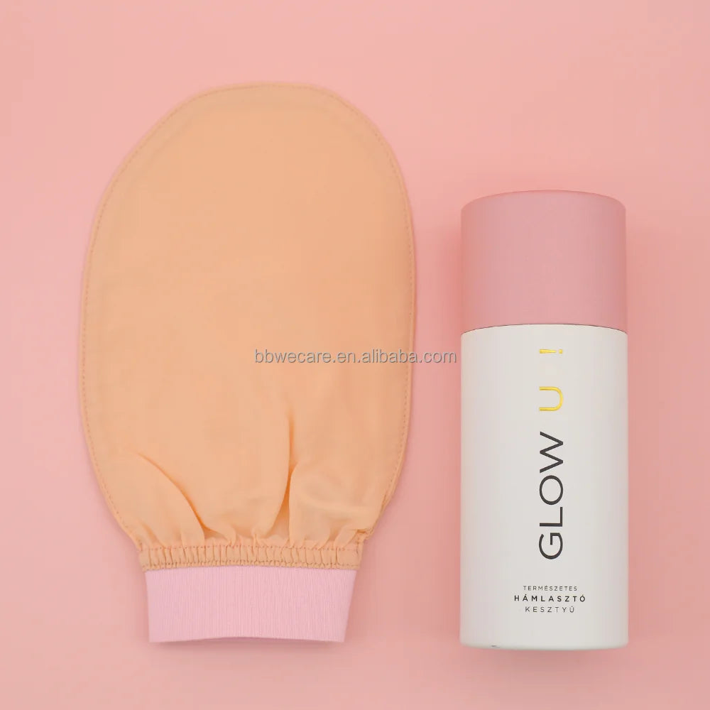 Custom Logo Eco-Friendly Silk Exfoliating Mitt Bath Shower Gloves Exfoliated Mitt Silk Exfoliating Glove Turkish for Body Clean
