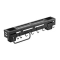 Multifunctional Wall Mounted Kitchen Organizer Detachable Knife Rack Stainless Steel Knife Utensil Rack
