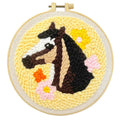 Animal Poke Poke Embroidery Crafts Handmade DIY Material Bag LU Embroidery Russian Wool Decorative Painting Love Embroidered