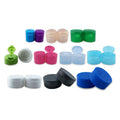 Eco-friendly Packaging Cosmetic Bottle Lid 24/410 Smooth Green Cover PP Plastic Flip Top Cap