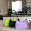 2023 Korean Style Fashion Customize Women's Nylon Underarm Dumpling Hobo Bags Candy Pattern Cotton Lining Shoulder Handbag
