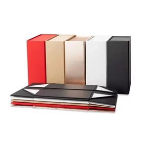Wholesale Paper Magnetic Folding Box Packaging Luxury Rigid Cardboard Foldable Magnetic Gift Box for Cosmetics