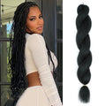 26Inch Vixen Crochet Bulk Hair Synthetic Jumbo Braids Fluffy Yaki Straight Crochet Hair Afro Kinky Curly Braiding Hair Extension