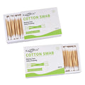Drawer Carton Package 100% Natural and Environmentally Friendly Cotton Swab Bamboo Q Tips Original Cotton Buds 100 Pieces
