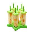 Reusable Plastic Pop Stick Popsicle Molds Eco Friendly Popular Design Ice Pop Molds BPA Free Ice Cream Mold for Homemade DIY