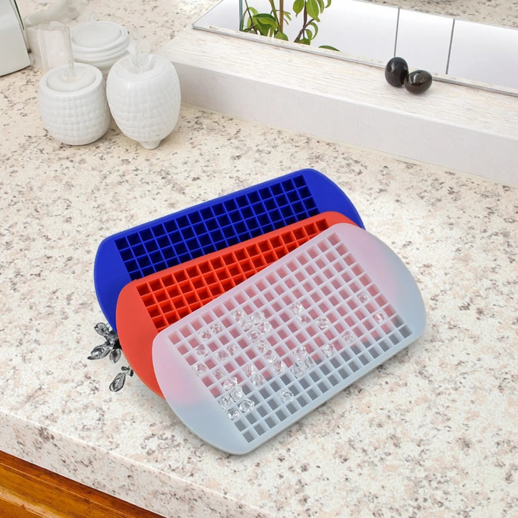 Fashion Kitchen Tools Summer Food Degree 160 Colorful Silicone Molds for Ice Cream Ice Cubes Tray Reusable Ice Sculpture Molds