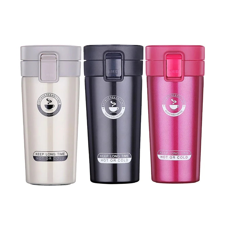 500 ml Double Wall Vacuum Warm Cold Insulated Water Bottle Coffee Eco Friendly / Thermos Para Cafe