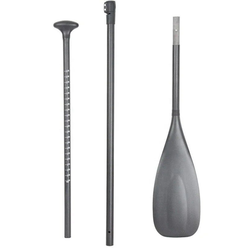 Three-section Full Carbon Fiber Paddle for SUP Surfboards