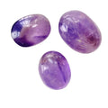 Wholesale Natural Purple Crystal 5-7cm Amethyst Palm Stone Healing