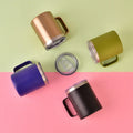 Customized 12oz 14oz 16oz Food Grade Vacuum Insulated Stainless Steel Tumbler Mugs With Handle