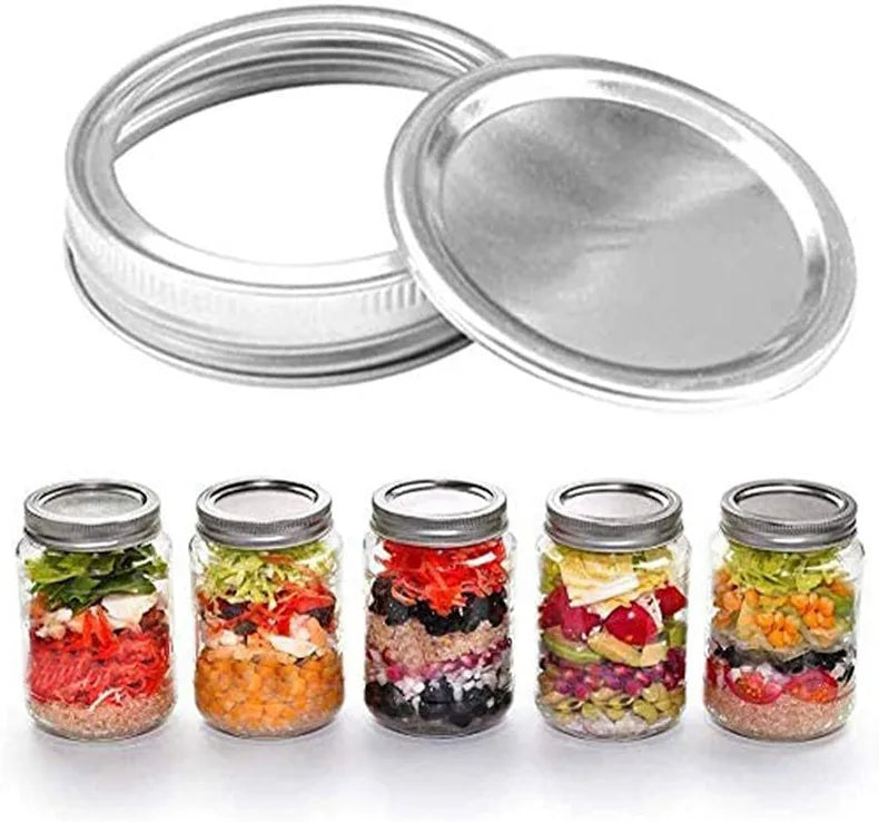 Tinplate 70mm Regular Mouth Mason Screw Cap Leak-Proof Canning Jars Lid with Logo for Bottles