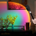 Modern Sunset Shadow Lamp USB-Charging Romantic Visual Mood Light LED Night Light Projector with Remote Control Switch