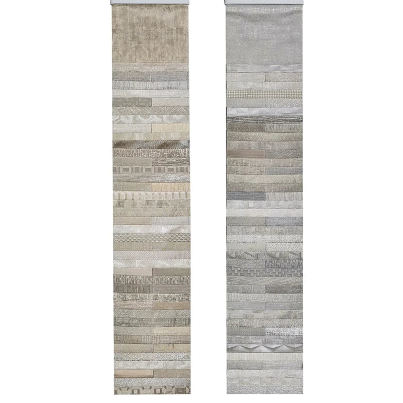 M&Y Luxury Italian 100% Polyester Jacquard Designer Fabric Grey Dyed Pattern Home Textile Upholstery Furniture Natural Cushion