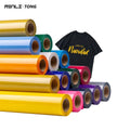 Renlitong PVC HTV Flex Thermoflex Textile Hot Peeling Pvc Withsticky Glossy Heat Transfer Iron Vinyl Htv for t Shirts Printing