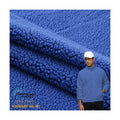 Soft Single Side Comfortable Weft Solid Coat Hoodies Fleece Garment 100% Polyester Faux Fur Lamb Sherpa Fleece Fabric