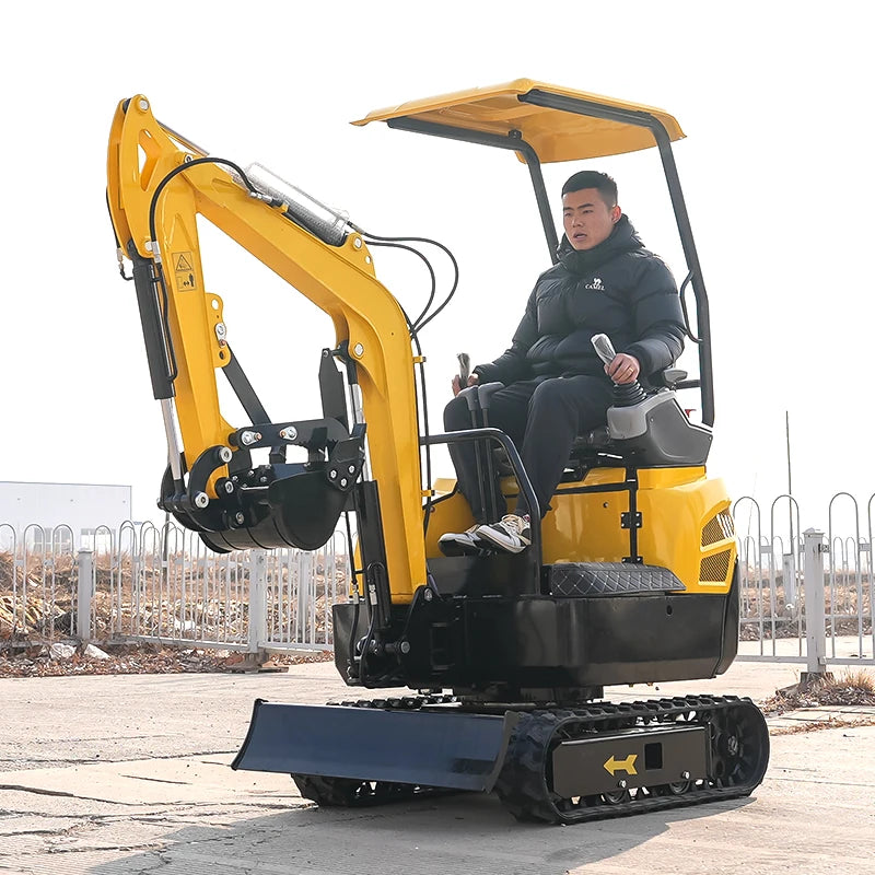 Free Shipping Earth-moving Machinery Crawler Excavator Epa Engine and EURO 5 Mini Excavator Swing Arm Excavator Auger Drill