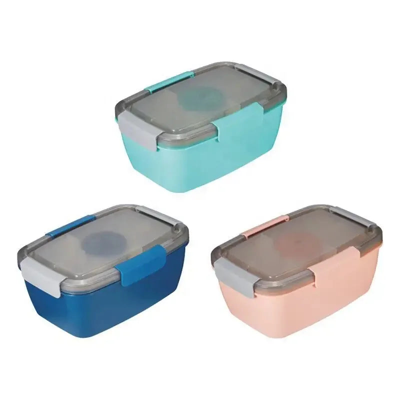 Hot Selling 2000ml Portable Bento Lunch Box Children's Outdoor Picnic Food Storage Container Split-Sealed for Optimal Freshness