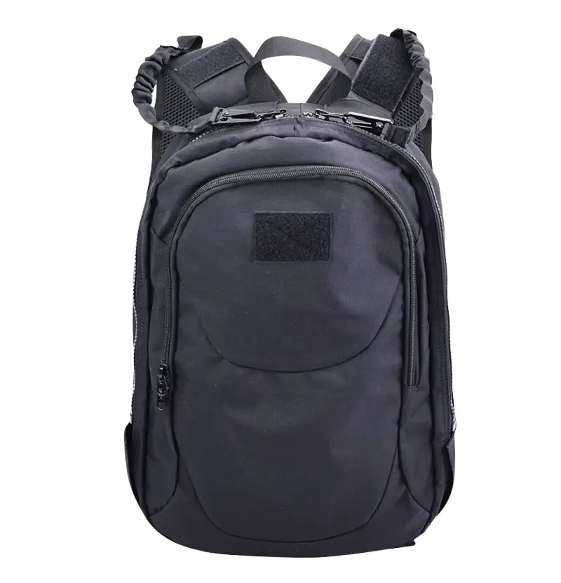 500D Nylon Convertible Vest Molle Backpack-style Carrier for Tactical Enthusiasts Outdoor Sports Bag with Polyester Lining