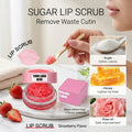 Makeup 2 in 1 Lip Scrub Custom Private Label Lips Cosmetics N Atural Organic Moisturizing Sugar Lip Scrub