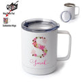 Fast Shipping 10oz Coffee Mug 20oz Skinny Sublimation Blank Stainless Steel Wine Tumbler With Lid
