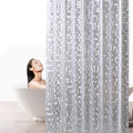 China Factory Price 2.4x1.8m Mosaic Shower Curtain Liner Thickened PVC Waterproof Home Hotel Bath Curtains Bathroom Products