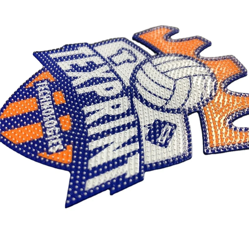 Label Clothing Fashion Design Custom Butterfly Logo Personalized Embroidered Rhinestones Iron on Heat Transfers for Clothing