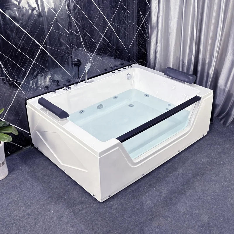Factory Cheap Price 2 Person Whirlpool Acrylic Massage Bathtub Hotel Luxury Bath Freestanding Hydromassage
