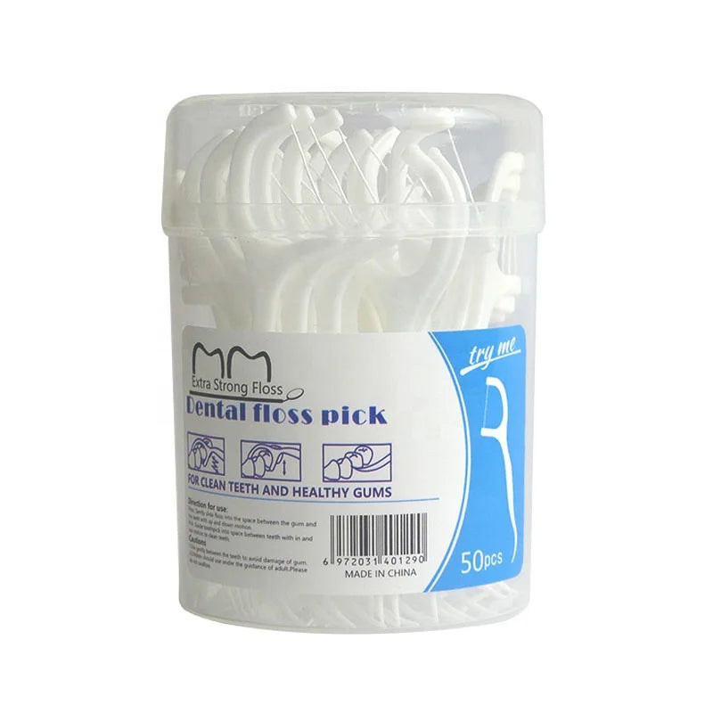 Personalized Hilo Dental En Mujeres Case with Safe PFAS-Free Nylon Dental Floss Pick PTFE Oral Toothpick for Teeth Care