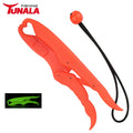 Fish Gripper Saltwater Plastic Catfish Grabber Gripper Tool Fish Grips with Lanyard