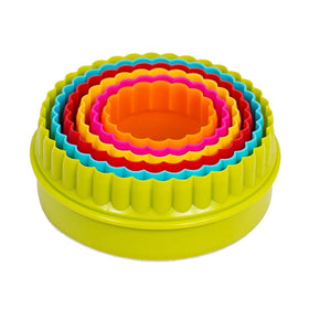Multi-size Plastic Cookie Cutters Set with Multi-color Cookie Cutter for Kids
