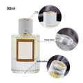 Private Label Elegant 30ml/50ml Transparent Empty Perfume Bottles with Pump Cap and Boxes Cylinder Shape
