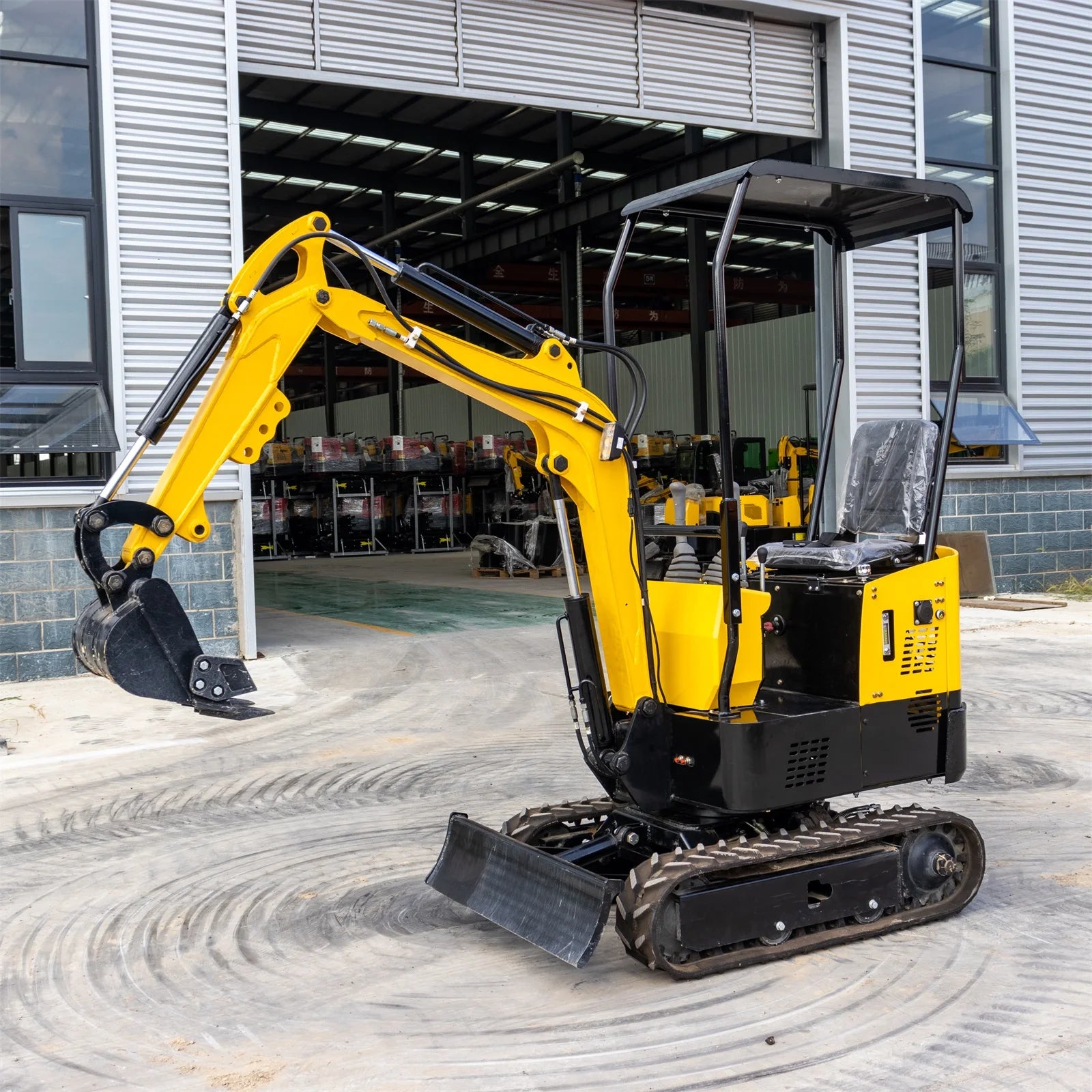 1000kg Weight Hydraulic Electric Battery Mini Crawler Excavator