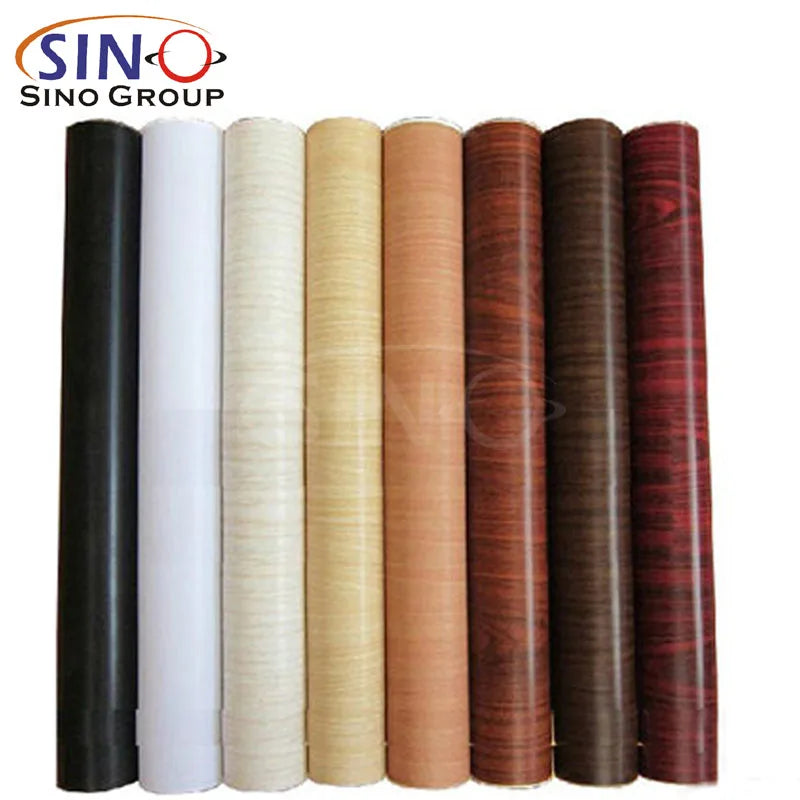 SINO Poster Materials Waterproof Wood Grain PVC Decoration Wallpaper Vinyl