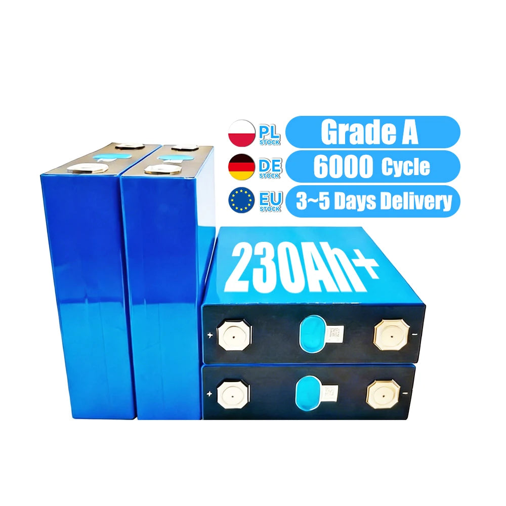 Hot Selling Prismatic Lithium Ion Rechargeable Batteries 173Ah-230Ah LiFePo4 Cells for Solar System