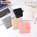Top Selling A7 Zippered Wallet Binder Low Minimum Leather Rings Planner Ring Binder Zipper Envelopes Low Risk Filing Product