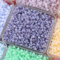 4mm Rice and Glass Beads Loose Beads Handmade DIY Beaded Small Fresh Jewelry Accessories