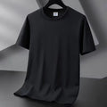 Summer New Hong Kong-style Trendy Solid Color Short-Sleeved T-Shirt for Men & Women Loose Plus Size Casual Top