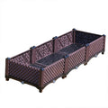 Reinforced PP Material Planting Box for Garden Multi-functional Thickened Raised Beds for Flower Assembly Plastic Planting Box