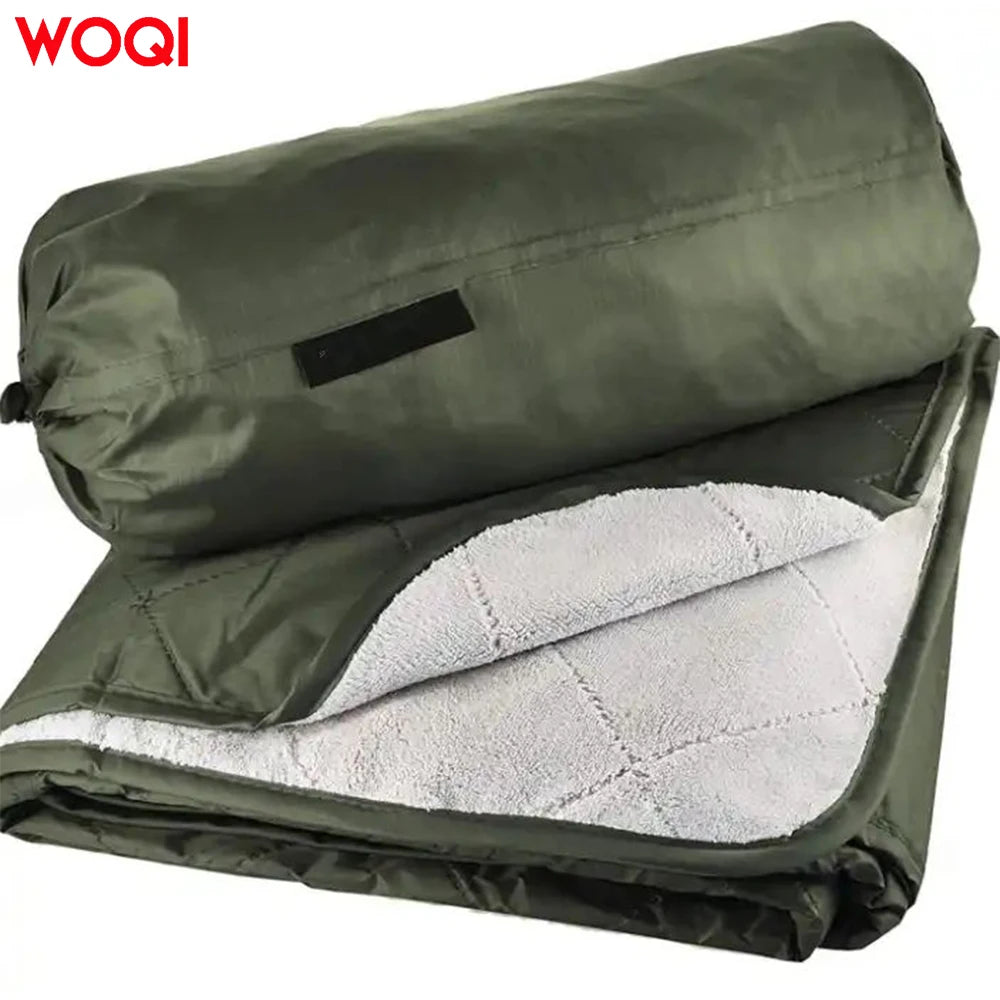 WOQI Outdoor Indoor Blanket Washable Winter Warm Waterproof Windproof Blanket