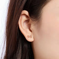 925 Sterling Silver Mobius Earrings Female Minority Design Earrings 2022 New Fashion Birthday Gift