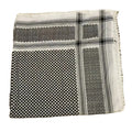 Men  Black Arab Men Arafat Scarf Keffiyeh With Tassel a square Arab Scarf 230g